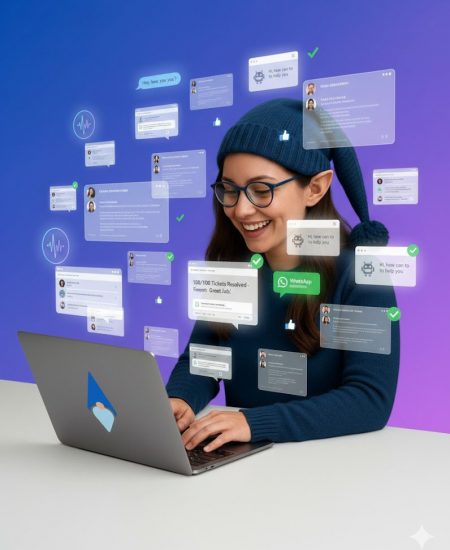 answering a bunch of support chats